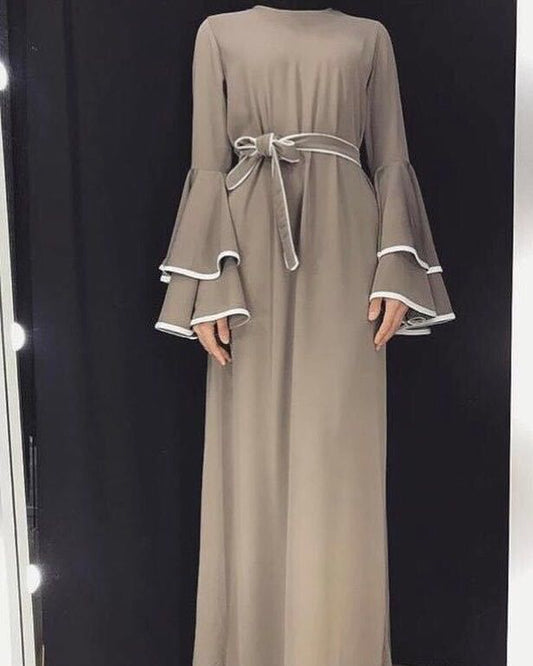 Casual Maxi Modest Abaya Dress