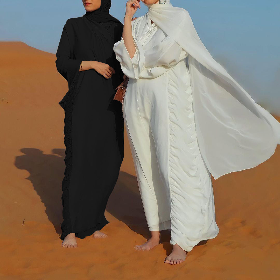 Fashion Chiffon Open Abaya